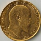 SOVEREIGNS 1908  EDWARD VII MELBOURNE GEF