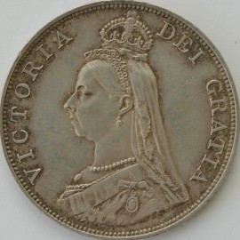 DOUBLE FLORINS 1890  VICTORIA  NEF