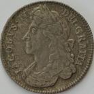 HALF CROWNS 1687  JAMES II 1ST BUST TERTIO VERY SCARCE GVF