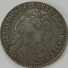 HALF CROWNS 1691  WILLIAM & MARY 2ND BUST TERTIO NVF