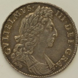 HALF CROWNS 1698  WILLIAM III DECIMO ESC 554 GVF