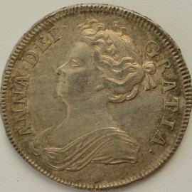 HALF CROWNS 1707  ANNE PLAIN SEPTIMO NEF