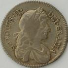 SHILLINGS 1678  CHARLES II 2ND BUST RARE NVF