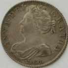 SHILLINGS 1702  ANNE VIGO 1ST BUST VERY SCARCE NEF