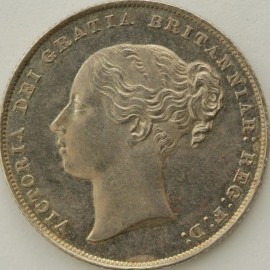 SHILLINGS 1858  VICTORIA  UNC LUS