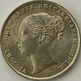 SHILLINGS 1861  VICTORIA  BU