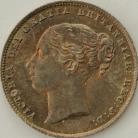 SHILLINGS 1861  VICTORIA VERY SCARCE UNC T