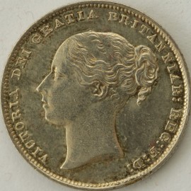 SHILLINGS 1864  VICTORIA DIE NO 65 GEF