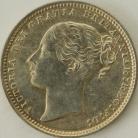 THREEPENCES SILVER 1881  VICTORIA NEF