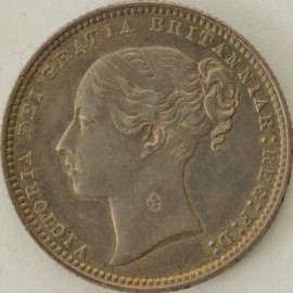 SHILLINGS 1870  VICTORIA DIE NO 10 SCARCE GEF