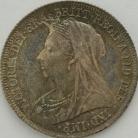 SHILLINGS 1900  VICTORIA SUPERB TONED UNC