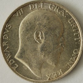 SHILLINGS 1907  EDWARD VII  BU