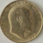 SHILLINGS 1907  EDWARD VII  NUNC LUS