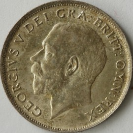 SHILLINGS 1917  GEORGE V  UNC.T.