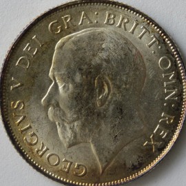 SHILLINGS 1926  GEORGE V ORD HEAD BU