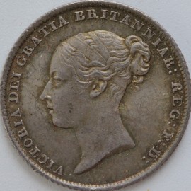 SIXPENCES 1855  VICTORIA  UNC T