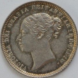 SIXPENCES 1872  VICTORIA DIE NO 4  BU