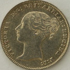 THREEPENCES SILVER 1845  VICTORIA  GEF