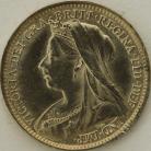 THREEPENCES SILVER 1899  VICTORIA BU