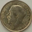 THREEPENCES SILVER 1916  GEORGE V  UNC LUS