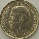 THREEPENCES SILVER 1918  GEORGE V BU