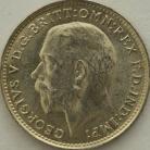 THREEPENCES SILVER 1920  GEORGE V FULL SILVER BU