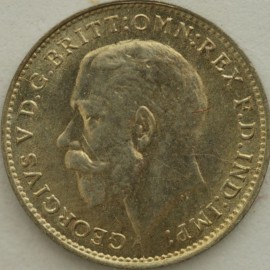 THREEPENCES SILVER 1922  GEORGE V VERY SCARCE IN THIS GRADE  BU