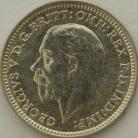 THREEPENCES SILVER 1926  GEORGE V MOD EFF BU