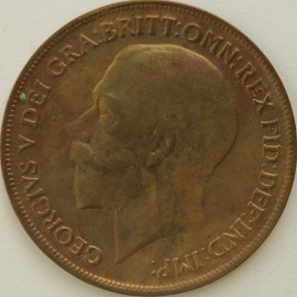 PENNIES 1919 KN GEORGE V SCARCE GEF