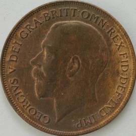 PENNIES 1921  GEORGE V F190 UNC LUS