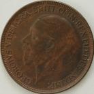 PENNIES 1926  GEORGE V MOD EFFIGY VERY RARE GEF/UNC