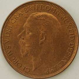 PENNIES 1927  GEORGE V F197 BU