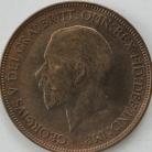 PENNIES 1928  GEORGE V  UNC T