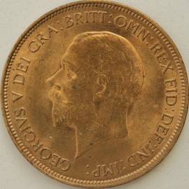 PENNIES 1935  GEORGE V F212 BU