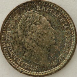 SILVER THREEHALFPENCE 1835  WILLIAM IV 5 OVER 4 GEF