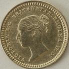 SILVER THREEHALFPENCE 1843  VICTORIA  UNC LUS