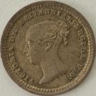 SILVER THREEHALFPENCE 1843  VICTORIA NEF