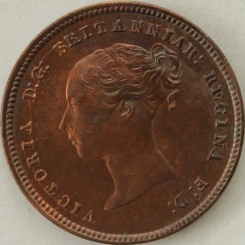 HALF FARTHINGS 1844  VICTORIA  UNC LUS