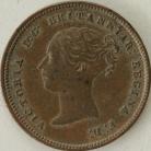 HALF FARTHINGS 1844  VICTORIA U INSTEAD OF O IN VICTORIA GEF 