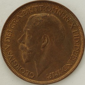 HALFPENCE 1912  GEORGE V  UNC.T.