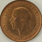 HALFPENCE 1936  GEORGE V BU