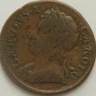 FARTHINGS 1673  CHARLES II GF