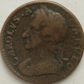 FARTHINGS 1675  CHARLES II  GF