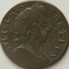 FARTHINGS 1697  WILLIAM III SCARCE GF