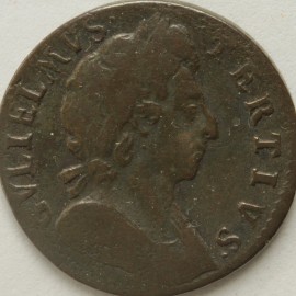 FARTHINGS 1697  WILLIAM III SCARCE GF