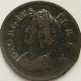 FARTHINGS 1739  GEORGE II  NVF