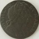 HALFPENCE 1694  WILLIAM & MARY NVF