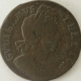 HALFPENCE 1700  WILLIAM III  NVF/F