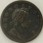 HALFPENCE 1718  GEORGE I DUMP ISSUE NVF