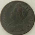 HALFPENCE 1738  GEORGE II GF